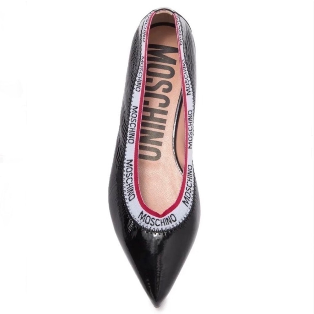 MOSCHINO Logo Flats  